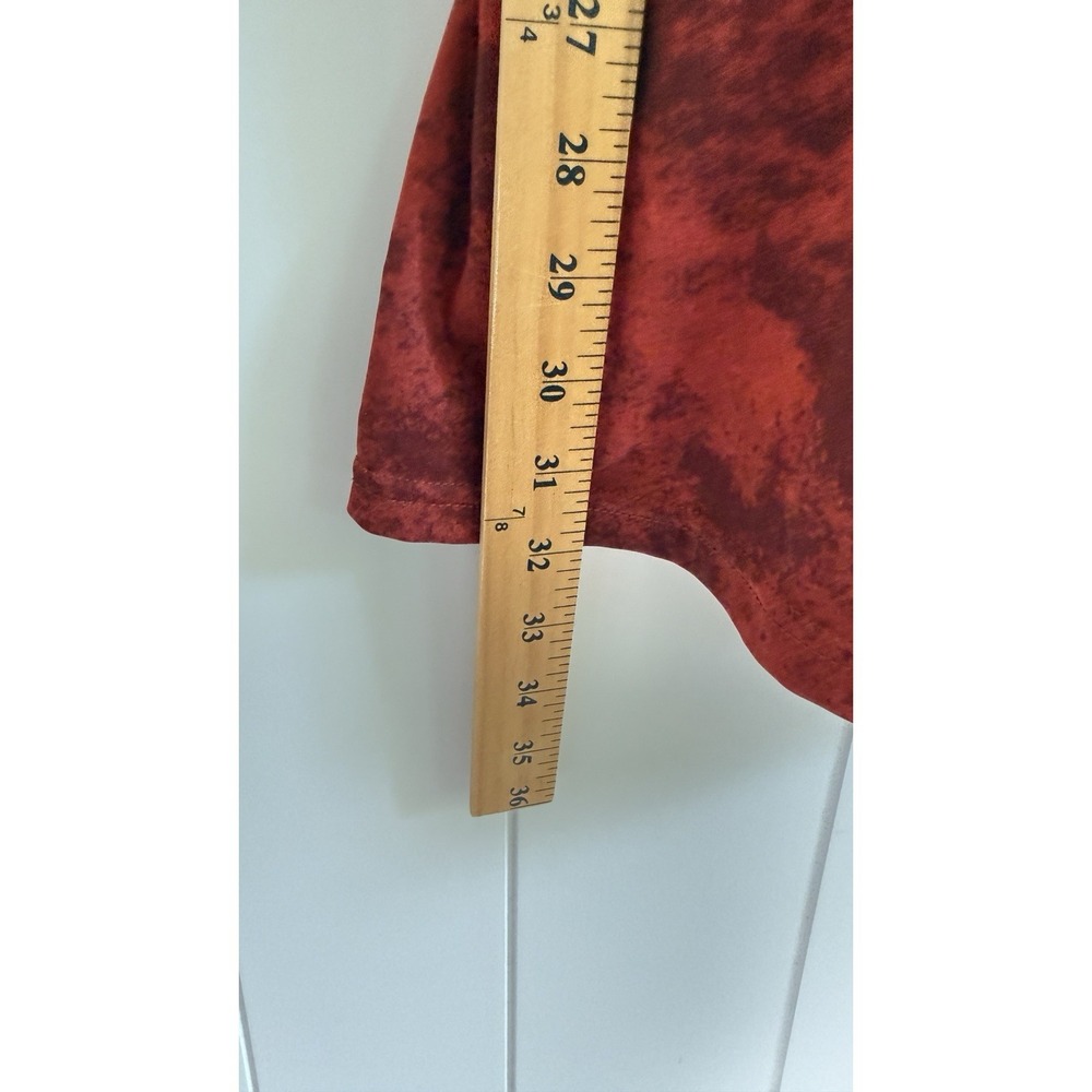 MC Match Club Red Abstract Print Tennis Dress Built In Shorts Pockets Size M - Picture 4 of 10